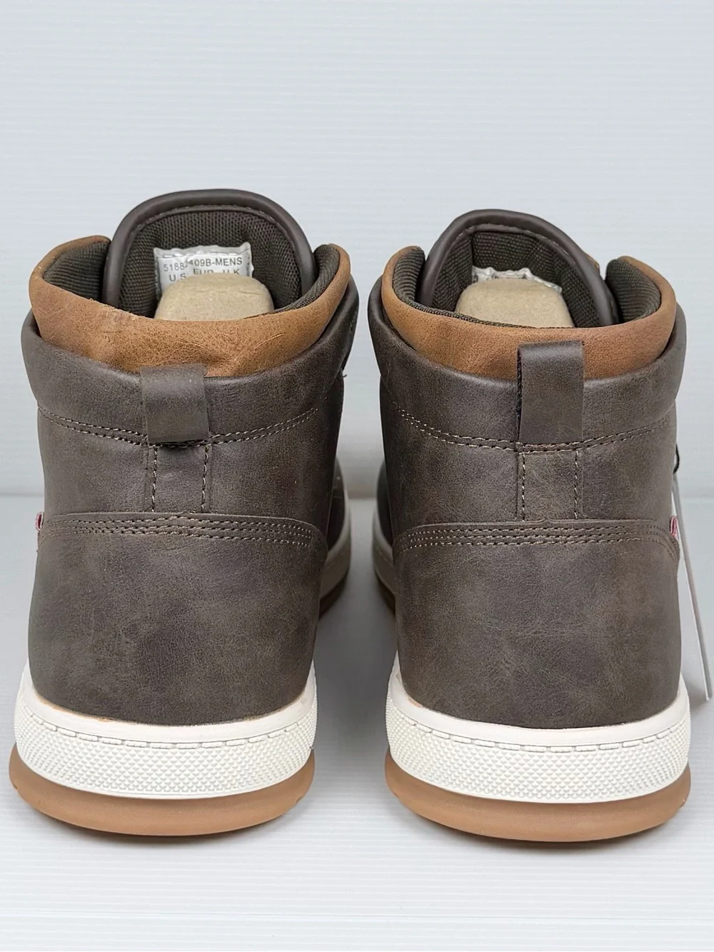 Levi’s Men’s Brown Mid Top Casual Boots Sneakers NWT Size 12 Comfort Insole